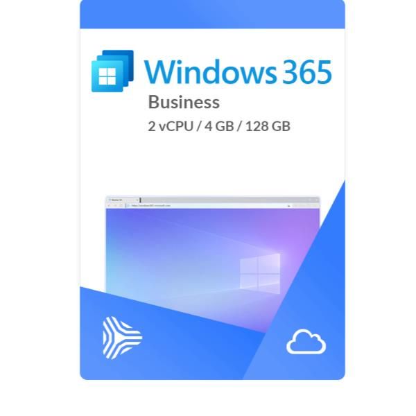 Windows 365 Business 2 vCPU 4 GB 128 GB - Impegno annuale pagamento annuale