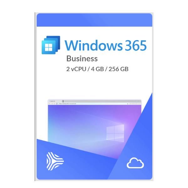 Windows 365 Business 2 vCPU 4 GB 256 GB - Impegno annuale pagamento annuale
