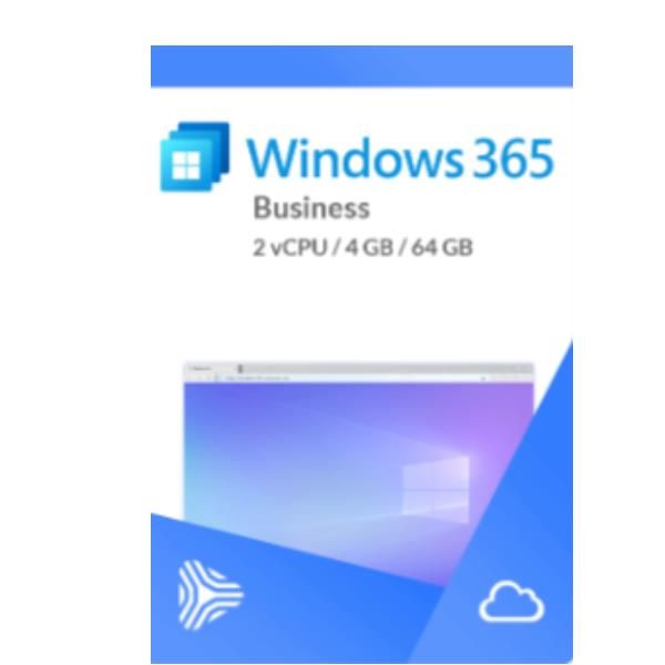 Windows 365 Business 2 vCPU 4 GB 64 GB - Impegno annuale pagamento annuale