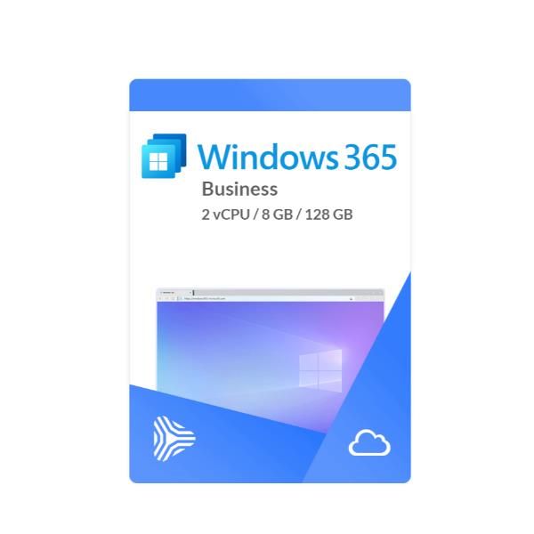 Windows 365 Business 2 vCPU 8 GB 128 GB - Impegno annuale pagamento annuale