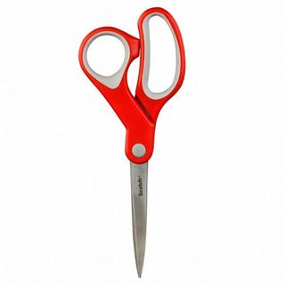 Forbici Comfort - 18 cm - impugnatura asimmetrica - lama in acciaio - rosso - S…