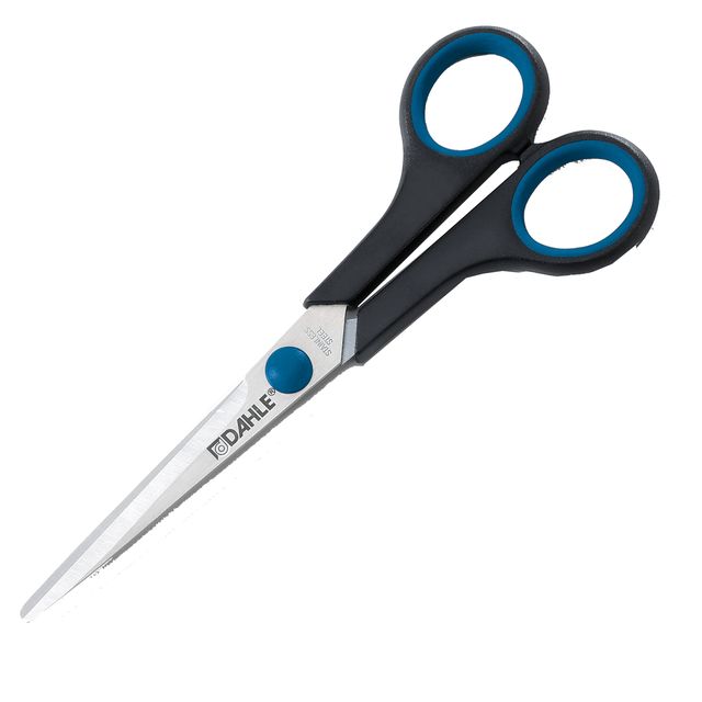 Forbici Comfort Grip - impugnatura in gomma morbida - lama in acciaio inox - 18…