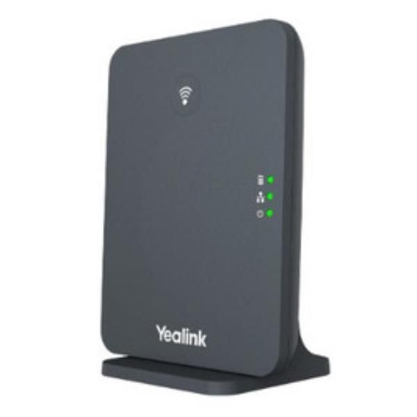 YEALINK STAZIONE BASE TELEFONO CORDLESS DECT IP FINO A 10 CORDLESS POE COLORE G…
