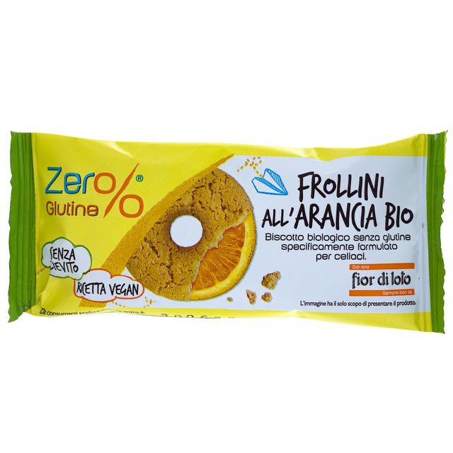 Frollini - arancia - monoporzione da 30 gr - Zerglutine