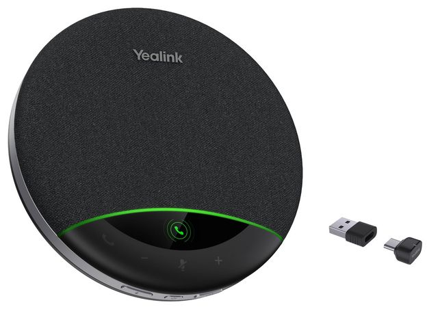 Yealink SP96 USB-C/A + Dongle vivavoce Universale USB/Bluetooth Nero