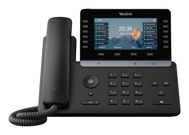 Yealink T85W telefono IP Nero LCD Wi-Fi