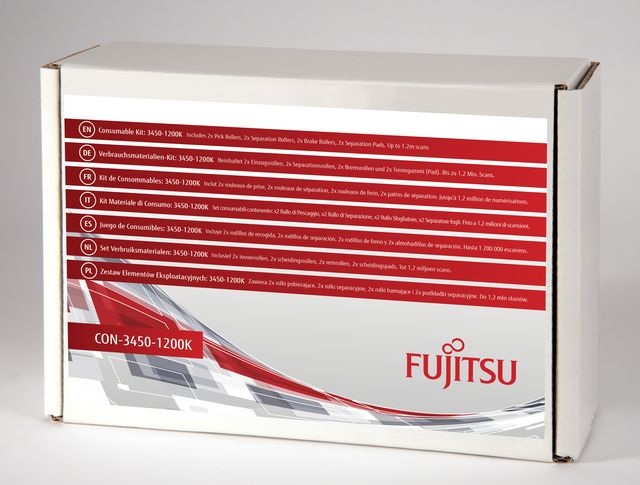Fujitsu Consumable Kit: 3450-1200K - Kit materiali di consumo scanner - per fi-…