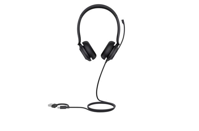 Yealink UH35 Dual UC USB-C/A Auricolare Cablato A Padiglione Ufficio USB Type-C…