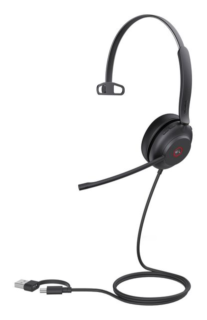 Yealink UH37 Mono Teams Auricolare Cablato A Padiglione Ufficio USB Type-C / US…