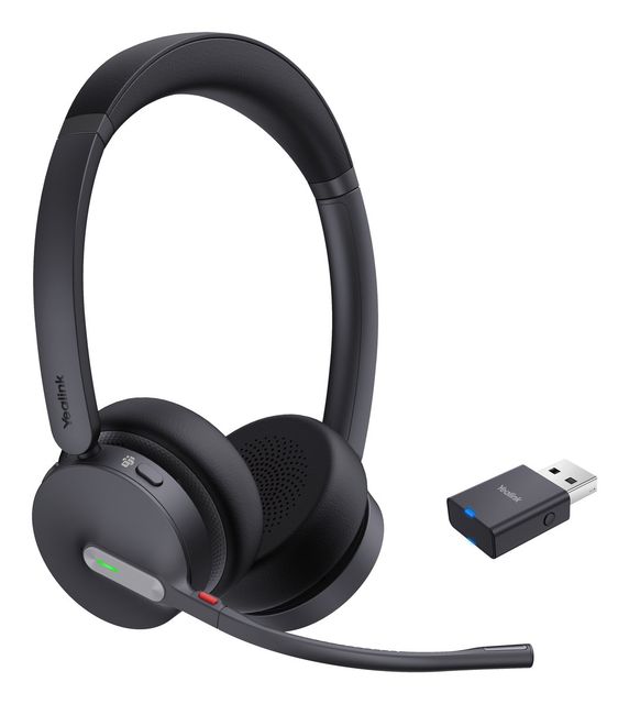 Yealink WH64 Hybrid Dual Teams Auricolare Wireless A Padiglione Ufficio Micro-U…