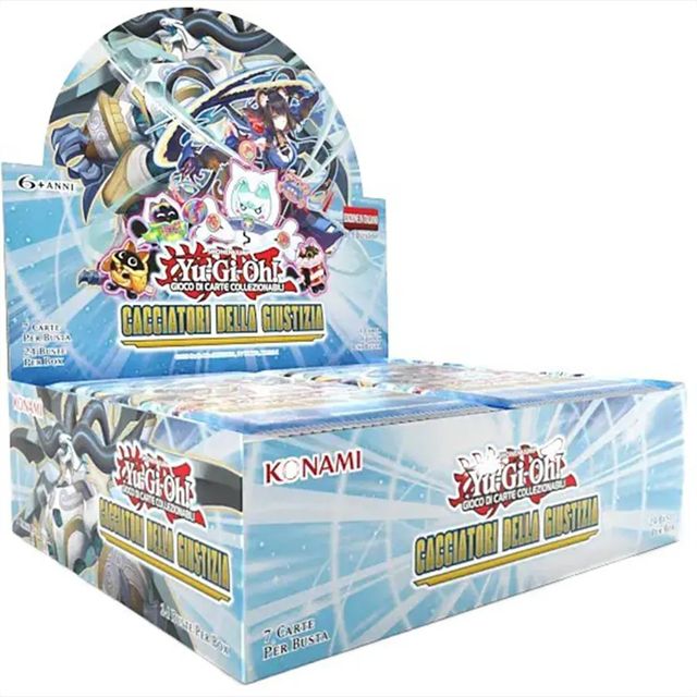 Yu-Gi-Oh! BUSTINA SINGOLA IN ESP. 24 - JUSTICE HUNTERS 7CARTE (IT)