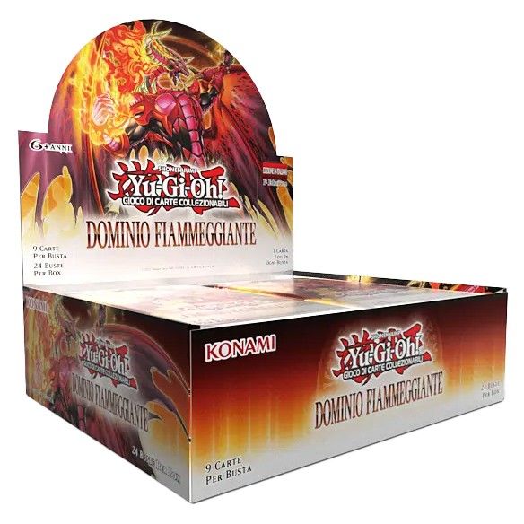 Yu-Gi-Oh! BUSTINA SINGOLA IN ESP. 24 BUSTE - BLAZING DOMINIONS 9CARTE (IT)