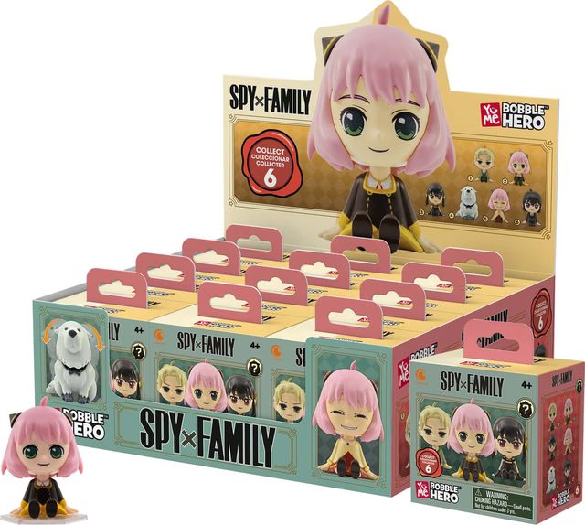 YuMe Blind Box - Bobble Hero - Spy x Family - PDQ (12 Units) 11520