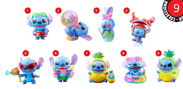 YuMe Blind Box - Cosbi - Stitch on Holiday Series - PDQ (8 Units) 15534 *AGOSTO…