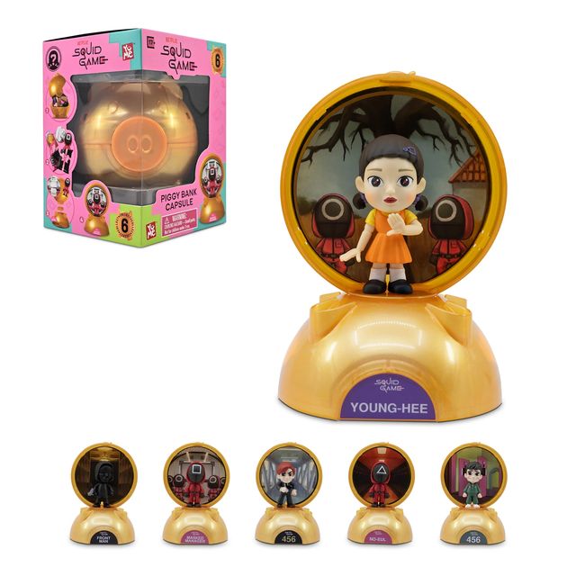 YuMe Blind Box - Squid Game Piggy Bank Capsule - PDQ (6 Units) 10217