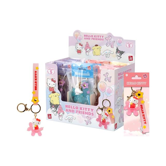 YuMe Keychain - Hello Kitty and Friends Keychain & Strap Balloon Series - PDQ (…