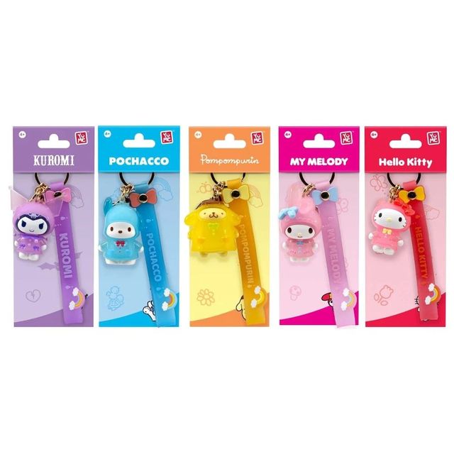 YuMe Keychain - Hello Kitty and Friends Keychain & Strap Raincoat Series - PDQ …