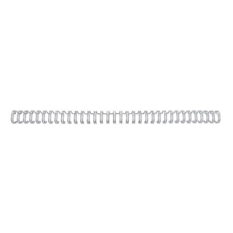GBC - 12.5 mm - 34 anelli - A4 (210 x 297 mm) - 115 fogli - argento - 100 pezzi…