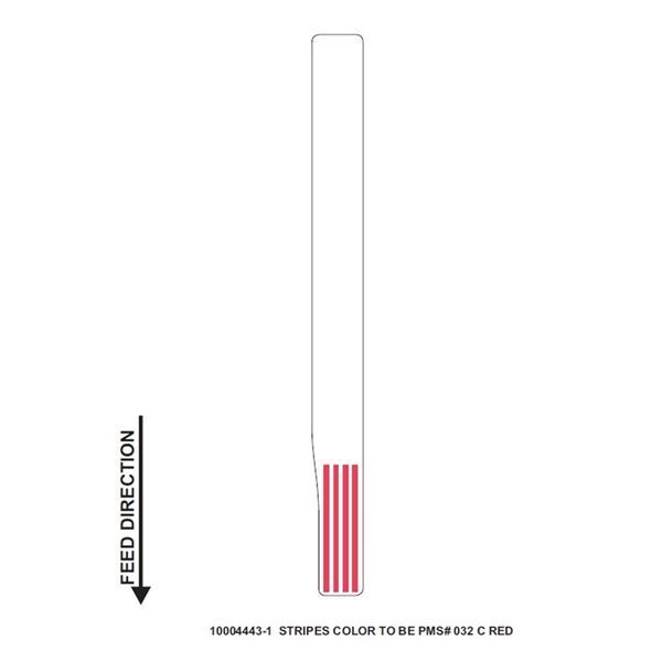 ZEBRA BRACCIALE TERMICO RED 25X279MM