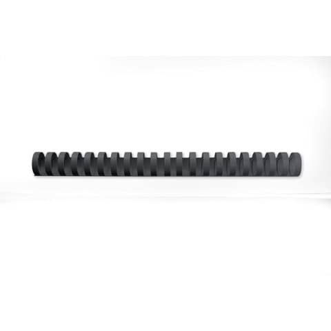 GBC CombBind - 16 mm - 21 anelli - A4 (210 x 297 mm) - 145 fogli - nero - 100 p…