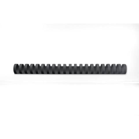 GBC CombBind - 25 mm - 21 anelli - A4 (210 x 297 mm) - 225 fogli - nero - 50 pe…