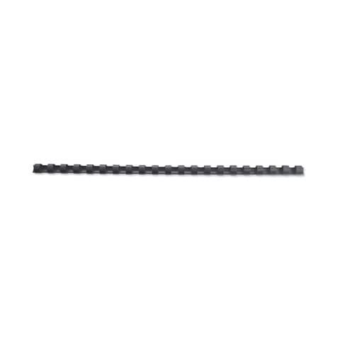 GBC CombBind - 6 mm - 21 anelli - A4 (210 x 297 mm) - 25 fogli - nero - 100 pez…