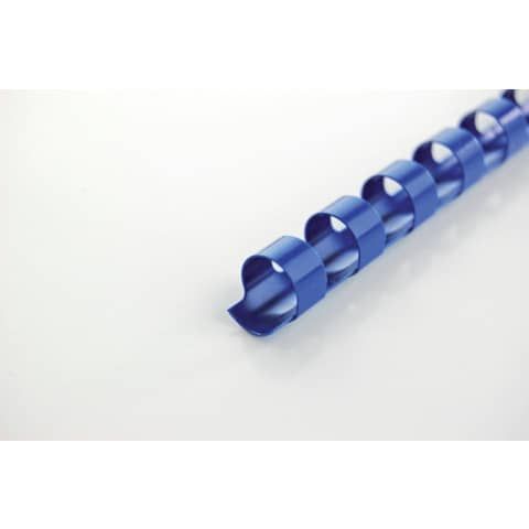 GBC CombBind - PVC - 6 mm - 21 anelli - A4 (210 x 297 mm) - 25 fogli - blu - 10…