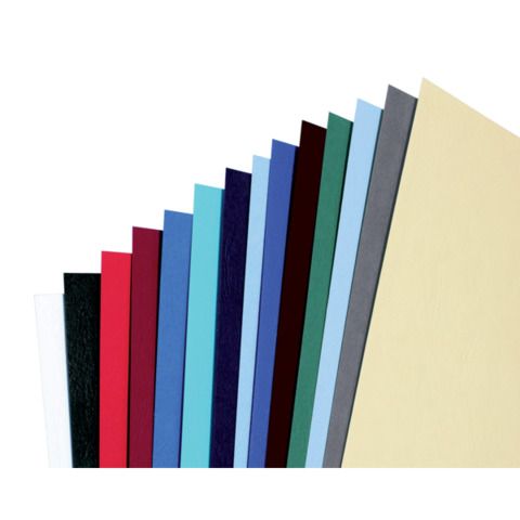 GBC LeatherGrain - A4 (210 x 297 mm) - blu reale - 250 g/m² - 100 pezzi coperti…