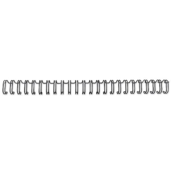 GBC WireBind - 5 mm - 34 anelli - A4 (210 x 297 mm) - 35 fogli - nero - 100 pez…