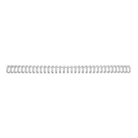 GBC WireBind - 6 mm - 34 anelli - A4 (210 x 297 mm) - 55 fogli - argento - 100 …