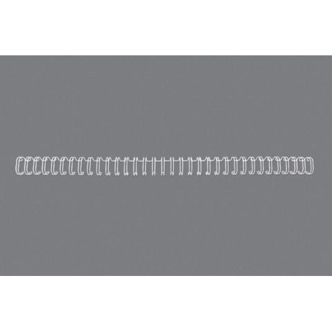 GBC WireBind - 6 mm - 34 anelli - A4 (210 x 297 mm) - 55 fogli - bianco - 100 p…