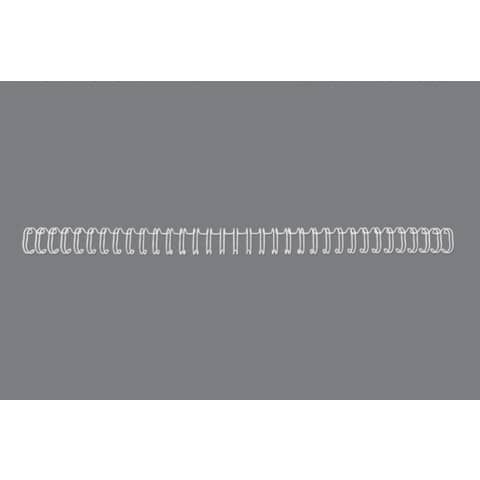 GBC WireBind - 9.5 mm - 34 anelli - A4 (210 x 297 mm) - 85 fogli - bianco - 100…