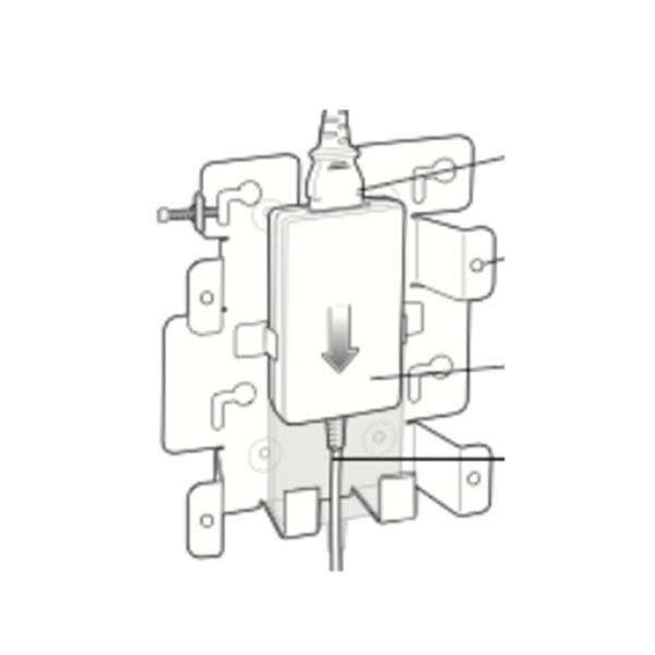 ZEBRA WALL MOUNT BRACKET,MK3XXX/CC5000