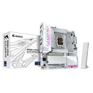 GIGABYTE B860M AORUS ELITE WF6E ICE Scheda madre - CPU Intel Core Ultra, VRM a …
