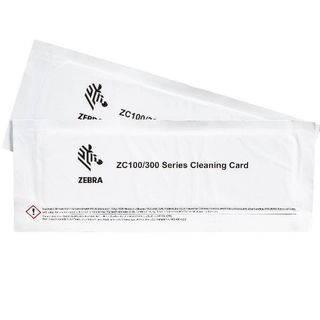 Zebra - Scheda per pulizia stampante (pacchetto di 2) - per Zebra ZC100, ZC300