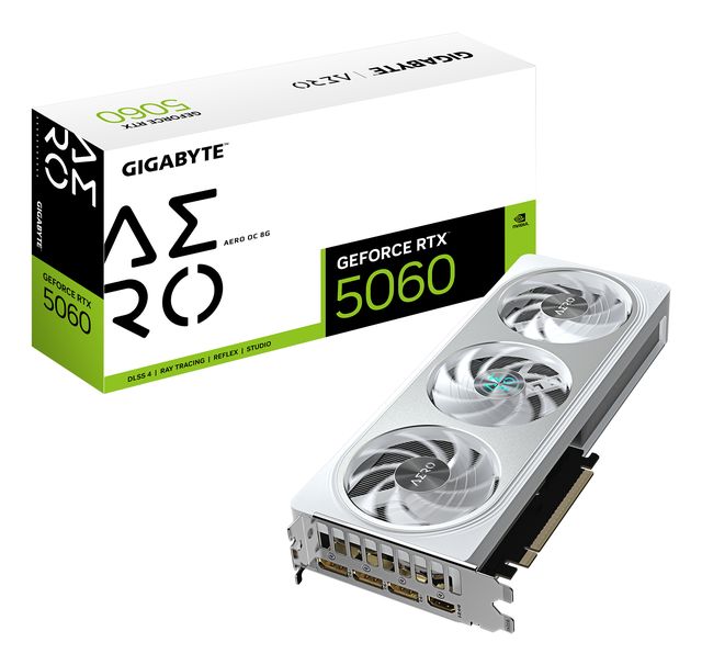 GIGABYTE GeForce RTX 5060 AERO OC 8G Scheda Grafica
