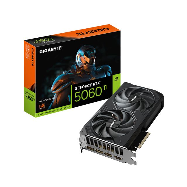GIGABYTE GeForce RTX 5060 Ti WINDFORCE 16G Scheda Grafica