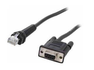 Zebra CBA-RF5-S07ZAR cavo seriale Nero 0,82296 m DB-9 RJ-45