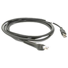 Zebra CBA-U01-S07ZAR - 2,1 m - USB A - USB 2.0 - Maschio/Maschio - Grigio
