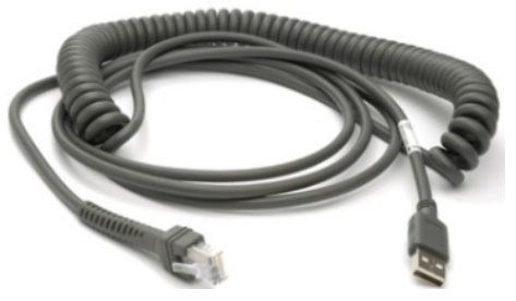 Zebra CBA-U29-C15ZBR cavo USB USB 2.0 4,57 m USB A Nero
