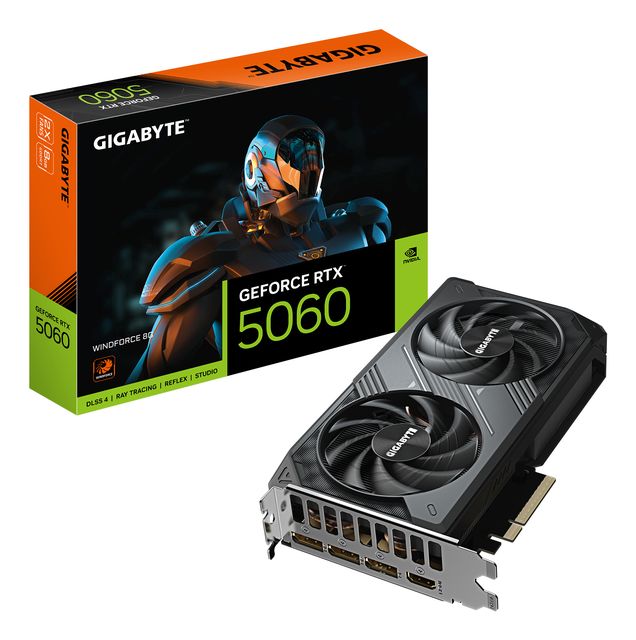 GIGABYTE GeForce RTX 5060 WINDFORCE 8G Scheda Grafica