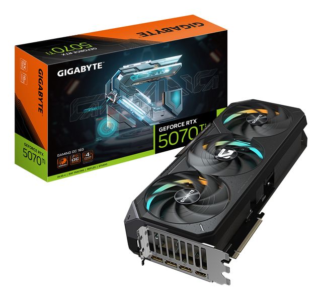 GIGABYTE GeForce RTX 5070 Ti GAMING OC 16G Scheda Grafica