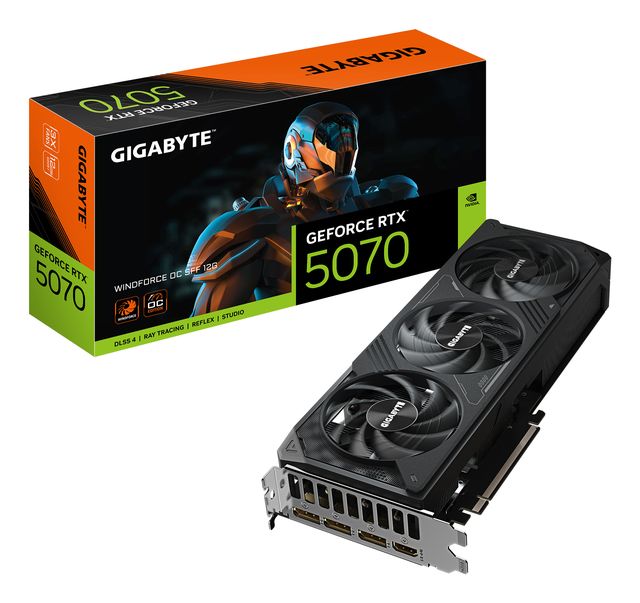 GIGABYTE GeForce RTX 5070 WINDFORCE OC SFF 12G Scheda Grafica