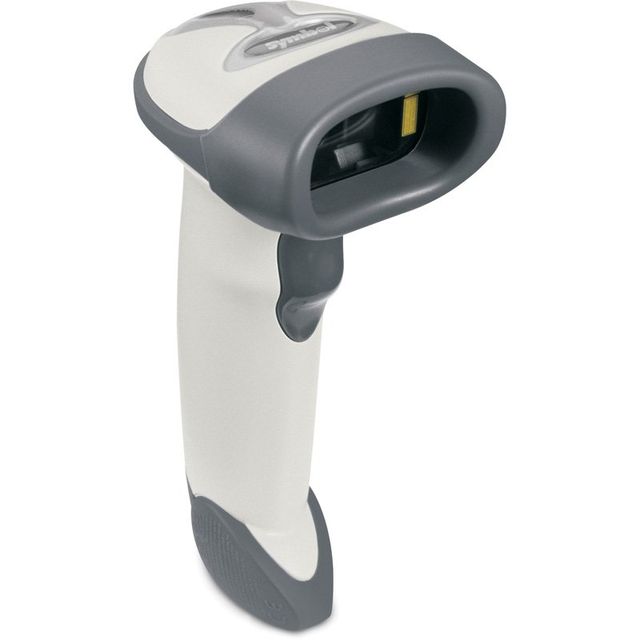 Zebra LS2208 Scanner di codici a barre laser bianco USB