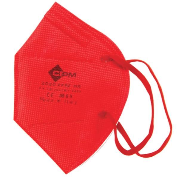 GIMA - Mascherina - tessuto non tessuto - rosso - FFP2 NR (pacchetto di 20)