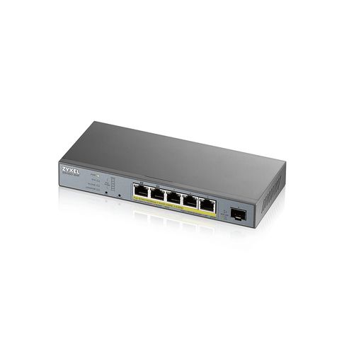 Zyxel GS1350-6HP - Switch - intelligente - 5 x 10/100/1000 (PoE+) + 1 x Gigabit…