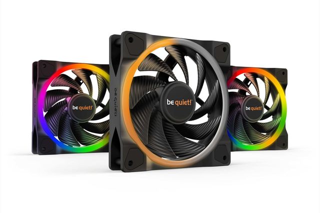 be quiet! Light Wings High-Speed ARGB Fan - 120mm - Nero (3pz)