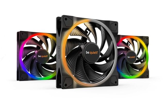 be quiet! Light Wings High-Speed ARGB Fan - 140mm - Nero (3pz)