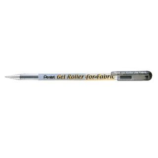 Gel Roller per tessuto - punta 1,00mm - nero - inchiostro permanente - Pentel
