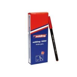 edding 1200 - Penna punta in fibra - rosso - inchiostro base acqua - 0.5-1 mm